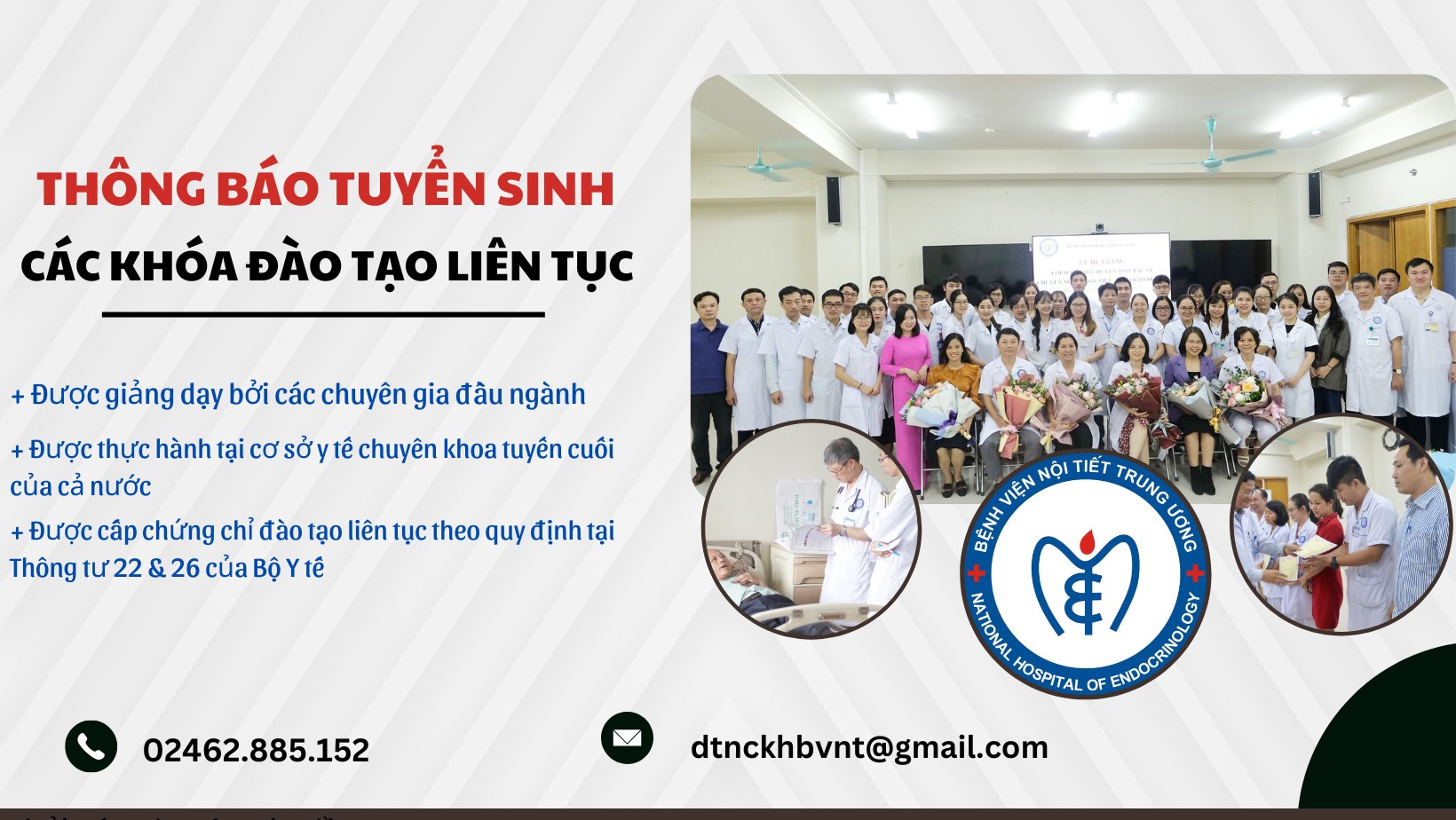 Thông báo tuyển sinh các khóa đào tạo liên tục