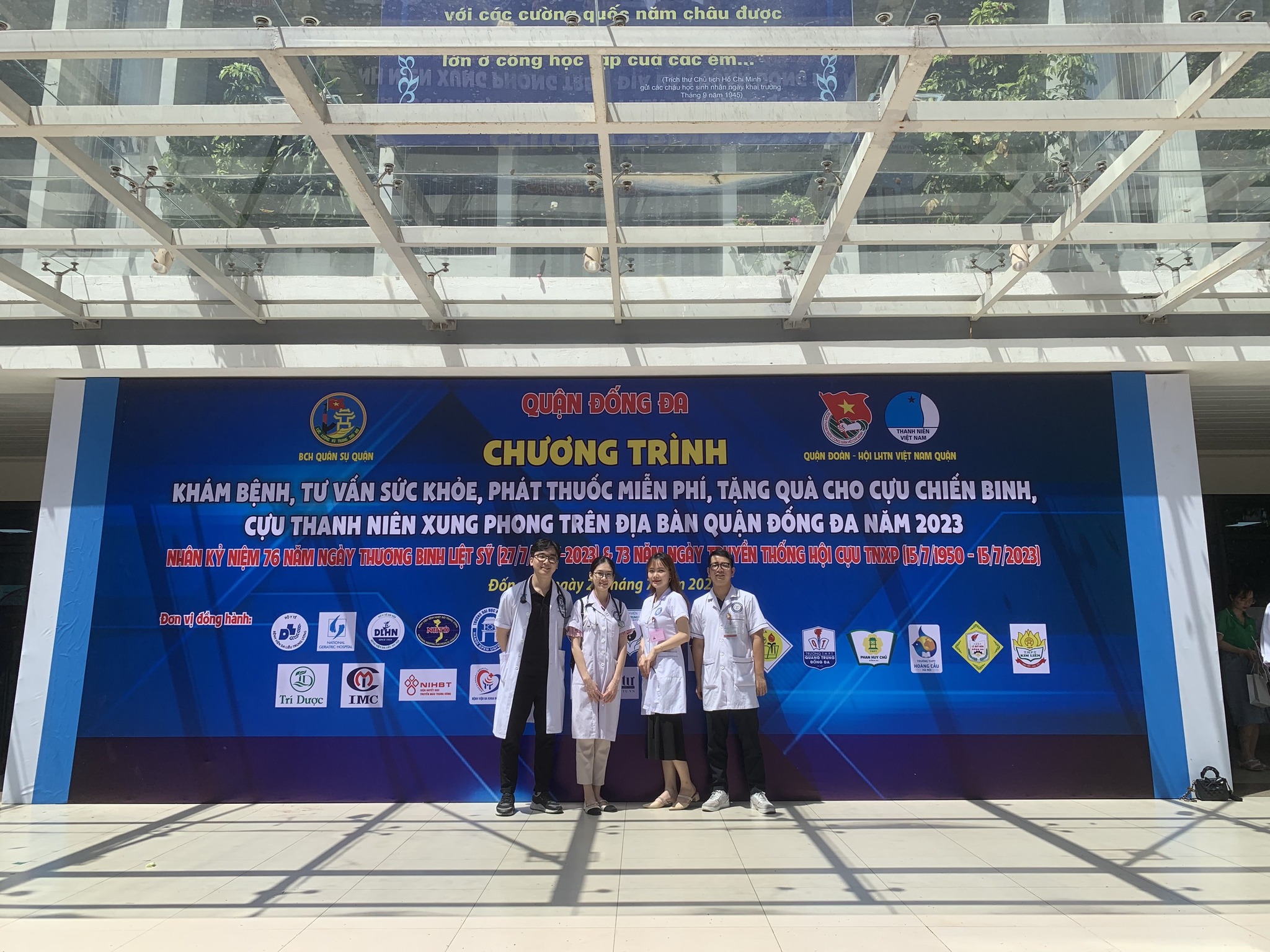 ĐOÀN THANH NIÊN BỆNH VIỆN TRI ÂN NGƯỜI CÓ CÔNG VỚI CÁCH MẠNG