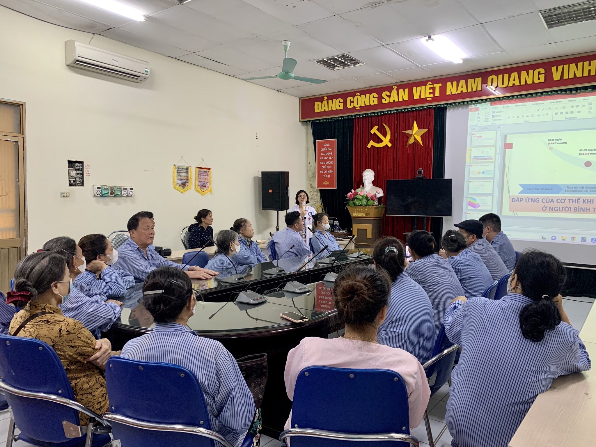 GIÁO DỤC SỨC KHỎE CHO NGƯỜI BỆNH CHỦ ĐỀ “HẠ ĐƯỜNG HUYẾT VÀ CÁCH XỬ TRÍ” TẠI CƠ SỞ THÁI THỊNH
