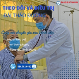 THEO DÕI VÀ ĐIỀU TRỊ BỆNH ĐÁI THÁO ĐƯỜNG TẠI BỆNH VIỆN CHUYÊN KHOA ĐẦU NGÀNH