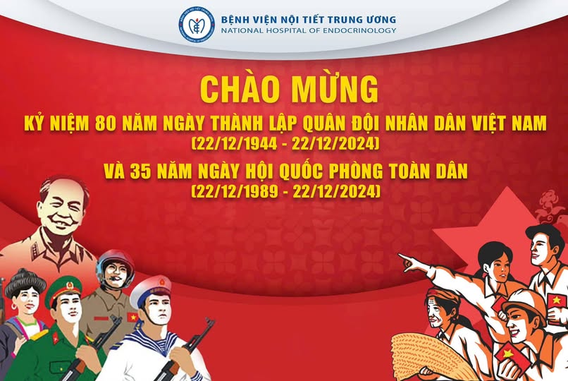 Kỷ niệm 80 năm – ngày thành lập Quân đội nhân dân Việt Nam (22/12/1944 – 22/12/2024) và 35 năm ngày hội Quốc phòng toàn dân (22/12/1989 – 22/12/2024)