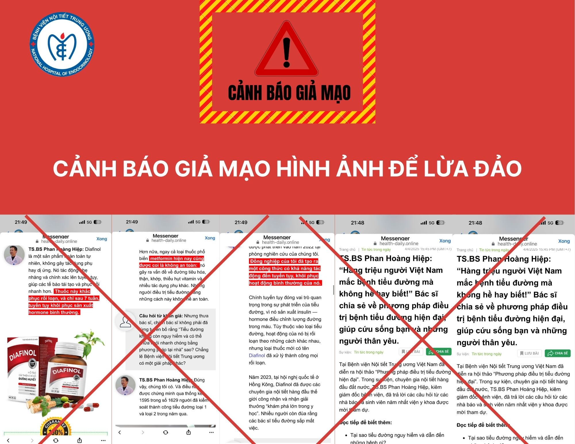 Cảnh báo giả mạo hình ảnh để lừa đảo