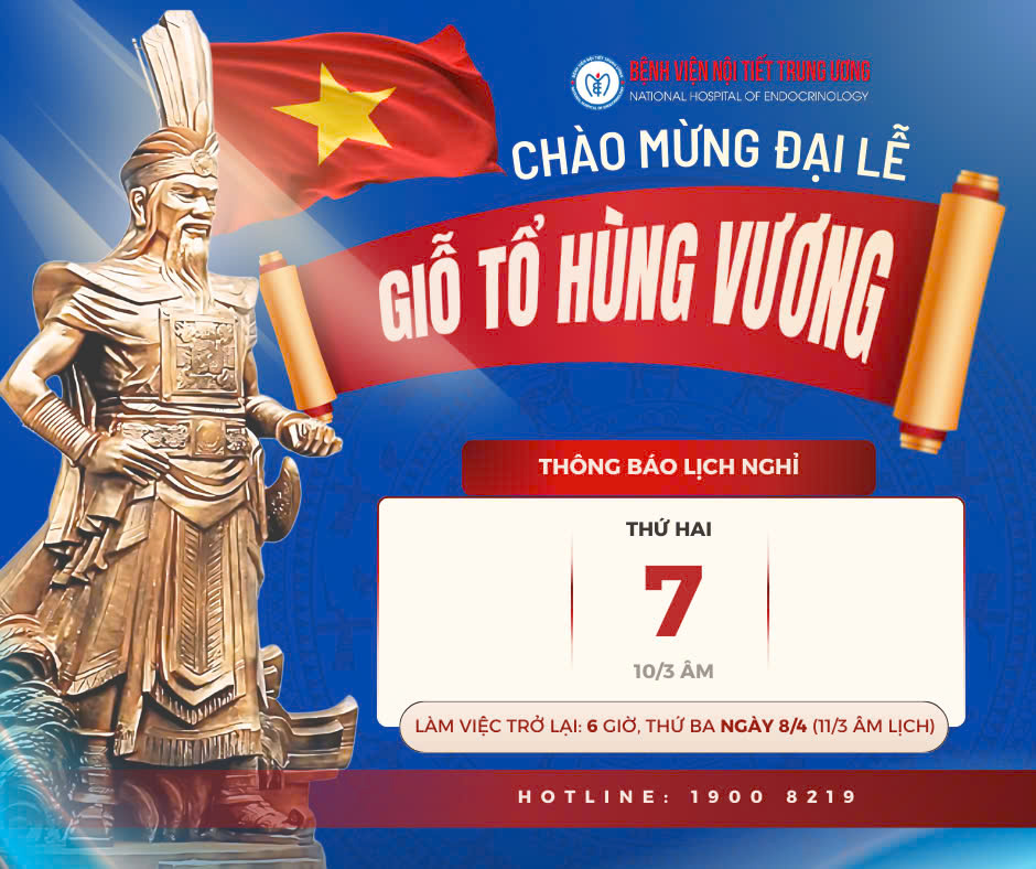 Thông báo lịch nghỉ Lễ Giỗ Tổ Hùng Vương 10/3
