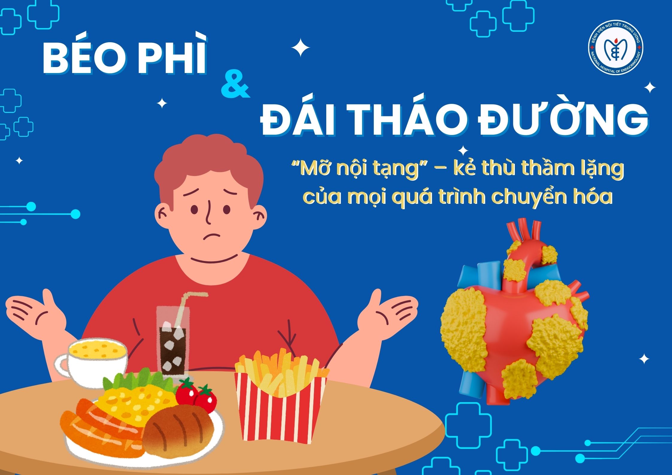 Béo phì và đái tháo đường: “Mỡ nội tạng” – kẻ thù thầm lặng của mọi quá trình chuyển hóa