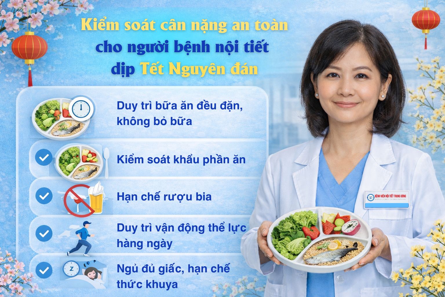 Vui Tết không tăng cân: Kiểm soát cân nặng an toàn cho King88 us cc nội tiết dịp Tết Nguyên đán 2026