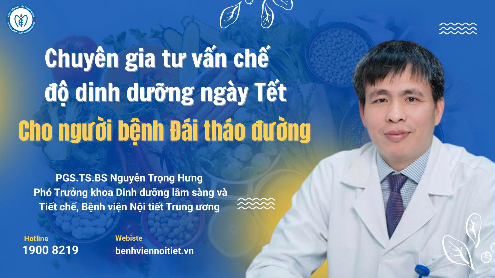 Chuyên gia tư vấn chế độ dinh dưỡng ngày Tết cho King88 us cc đái tháo đường