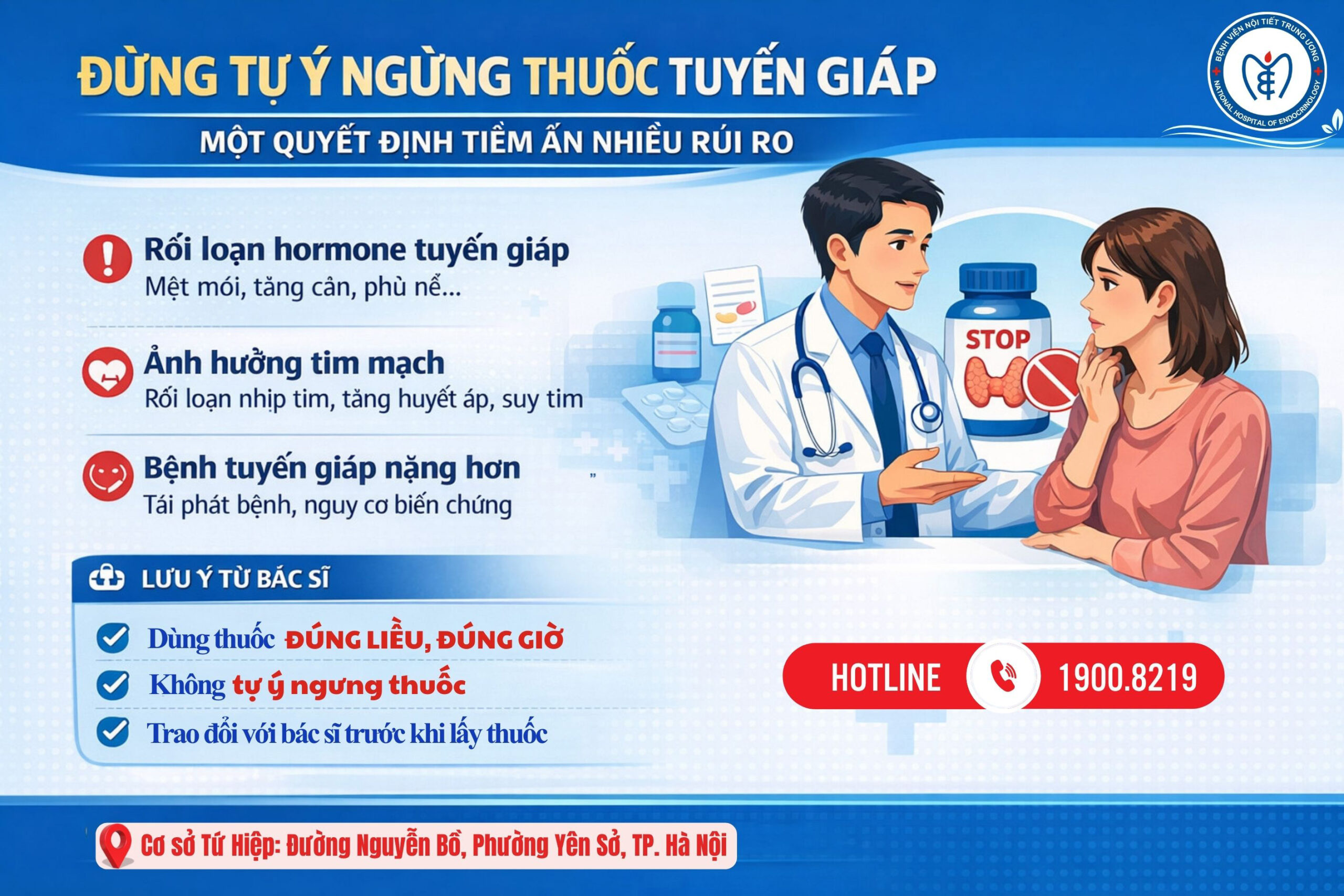 Đừng tự ý ngừng thuốc M 99King88 com hỗ trợ 24/7: một quyết định tiềm ẩn nhiều rủi ro