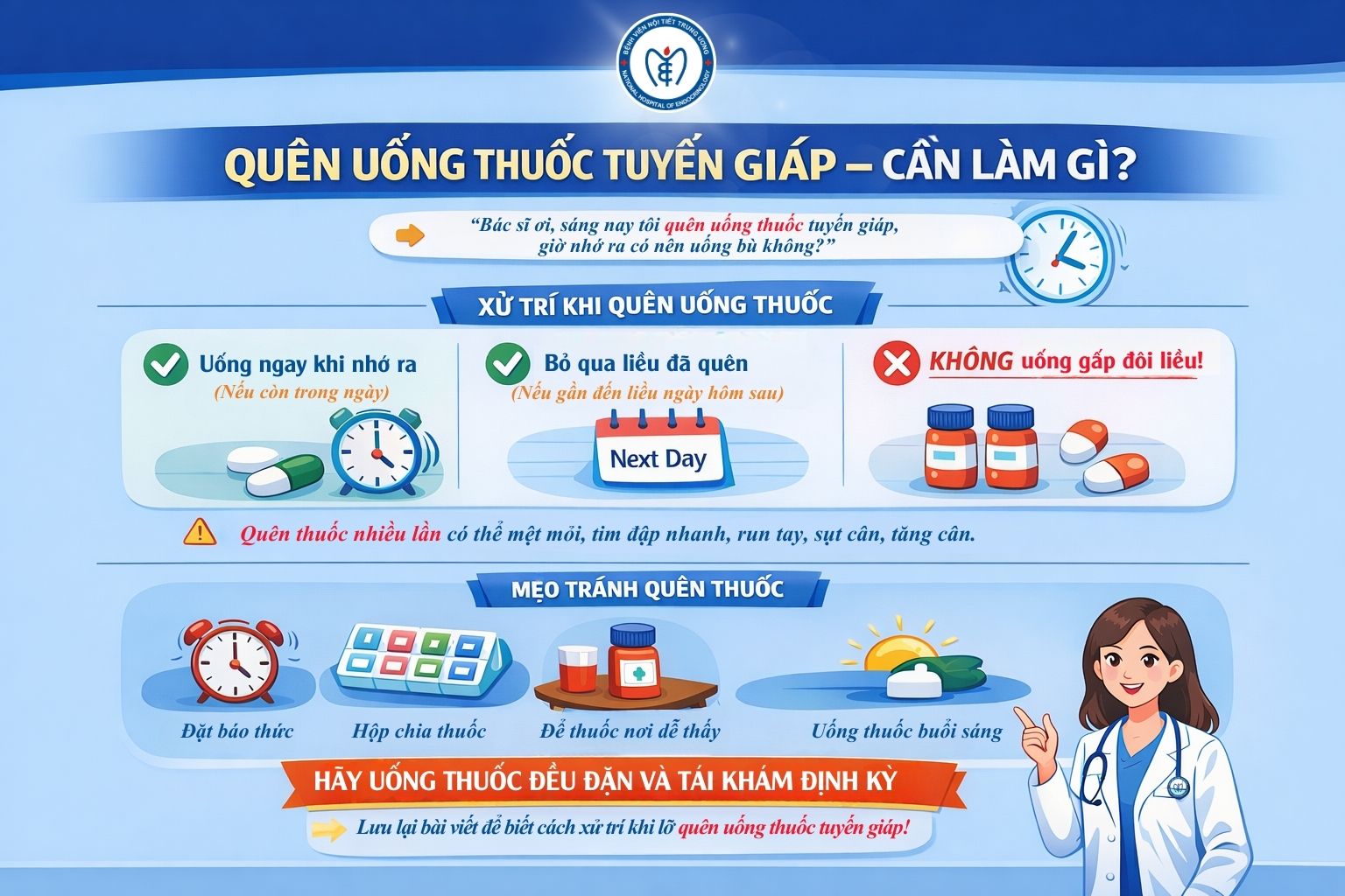 Quên uống thuốc M 99King88 com hỗ trợ 24/7 phải làm sao? Bác sĩ hướng dẫn cách xử trí đúng