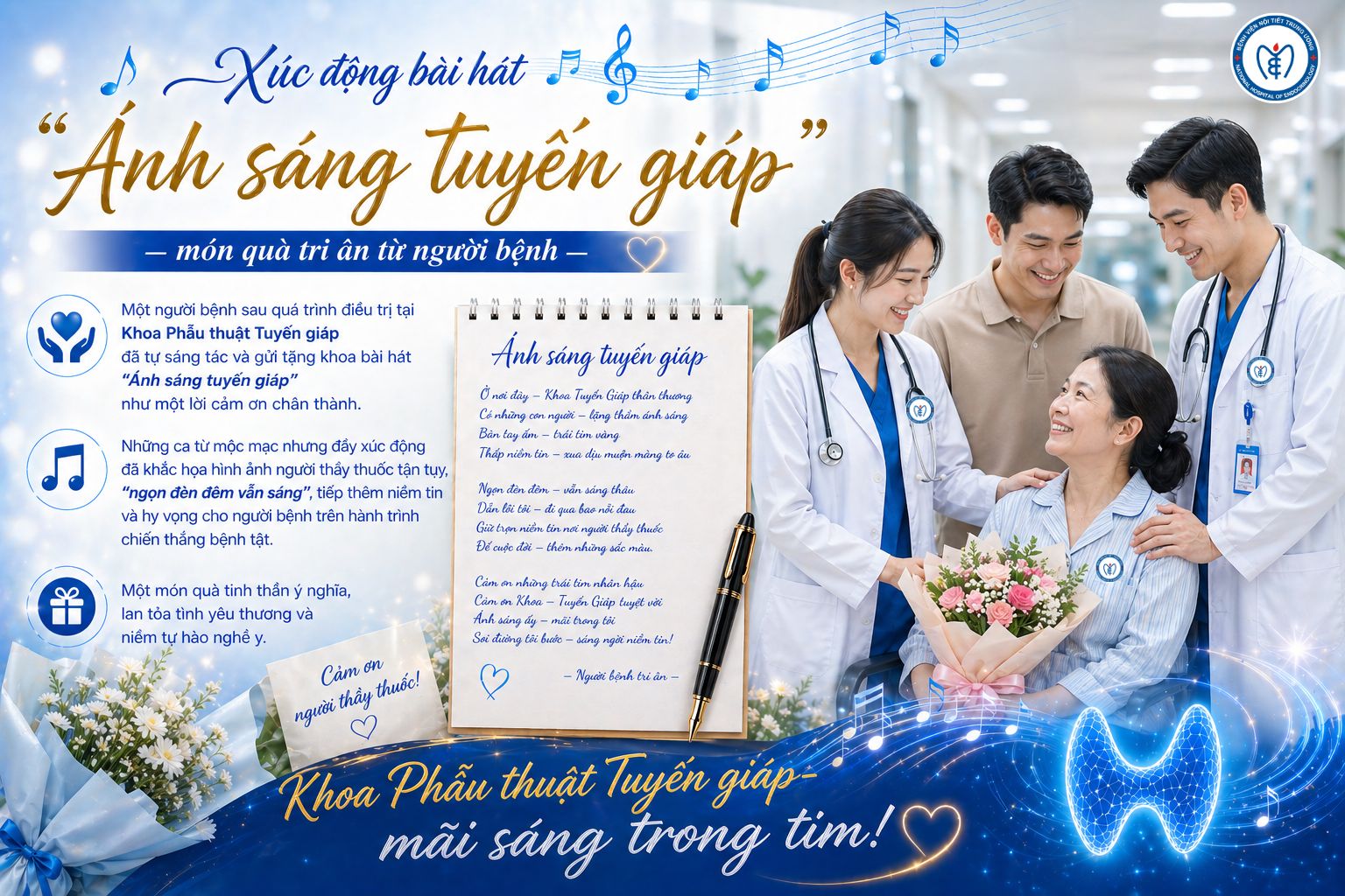 Xúc động bài hát “Ánh sáng M 99King88 com hỗ trợ 24/7” – món quà đặc biệt King88 us cc dành tặng khoa KINH88 trang cá độ bóng đá trực tiếp Tuyến giáp