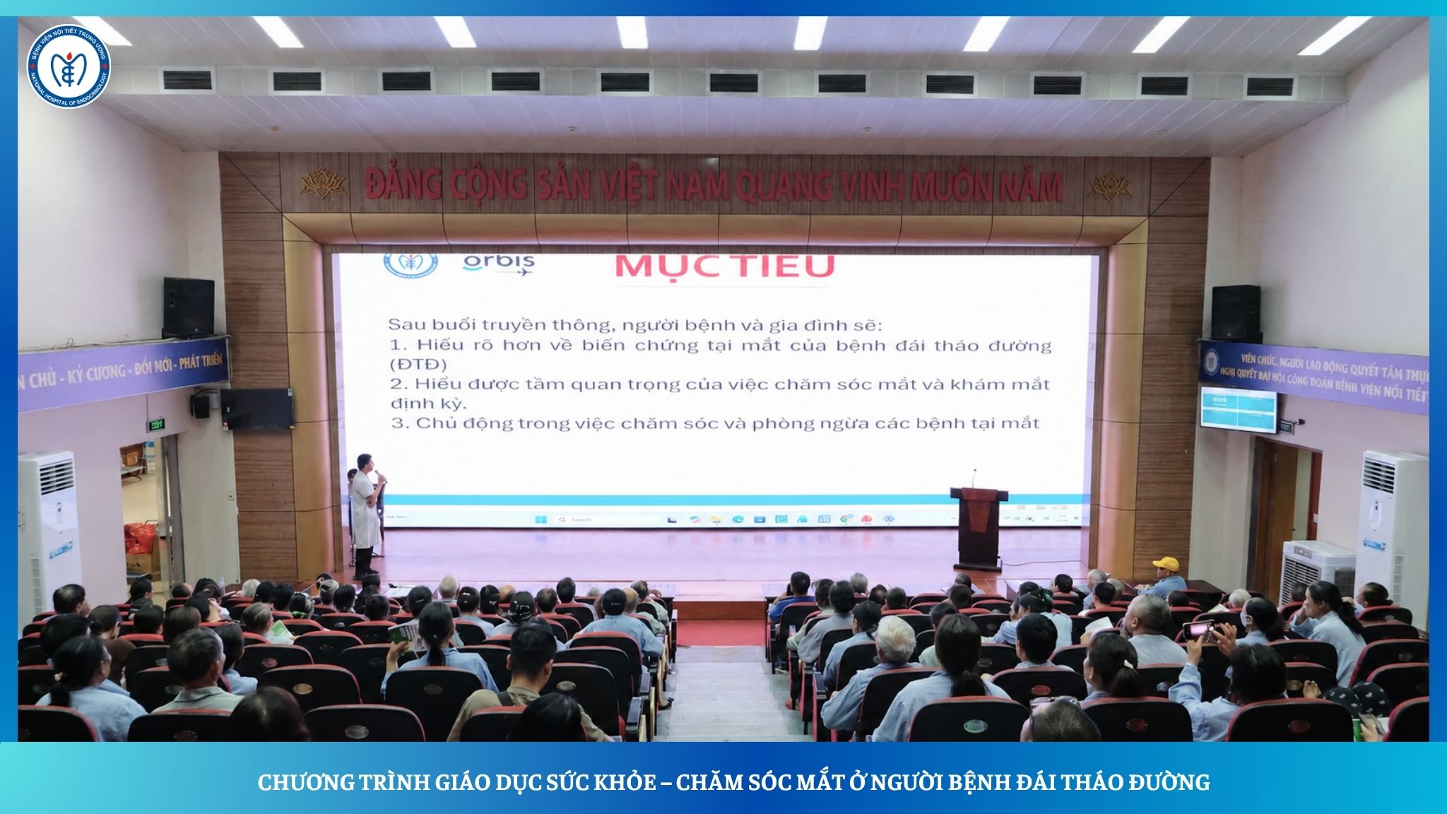 Giáo dục sức khỏe: Chăm sóc mắt ở King88 us cc đái tháo đường – Bảo vệ thị lực, nâng cao chất lượng cuộc sống
