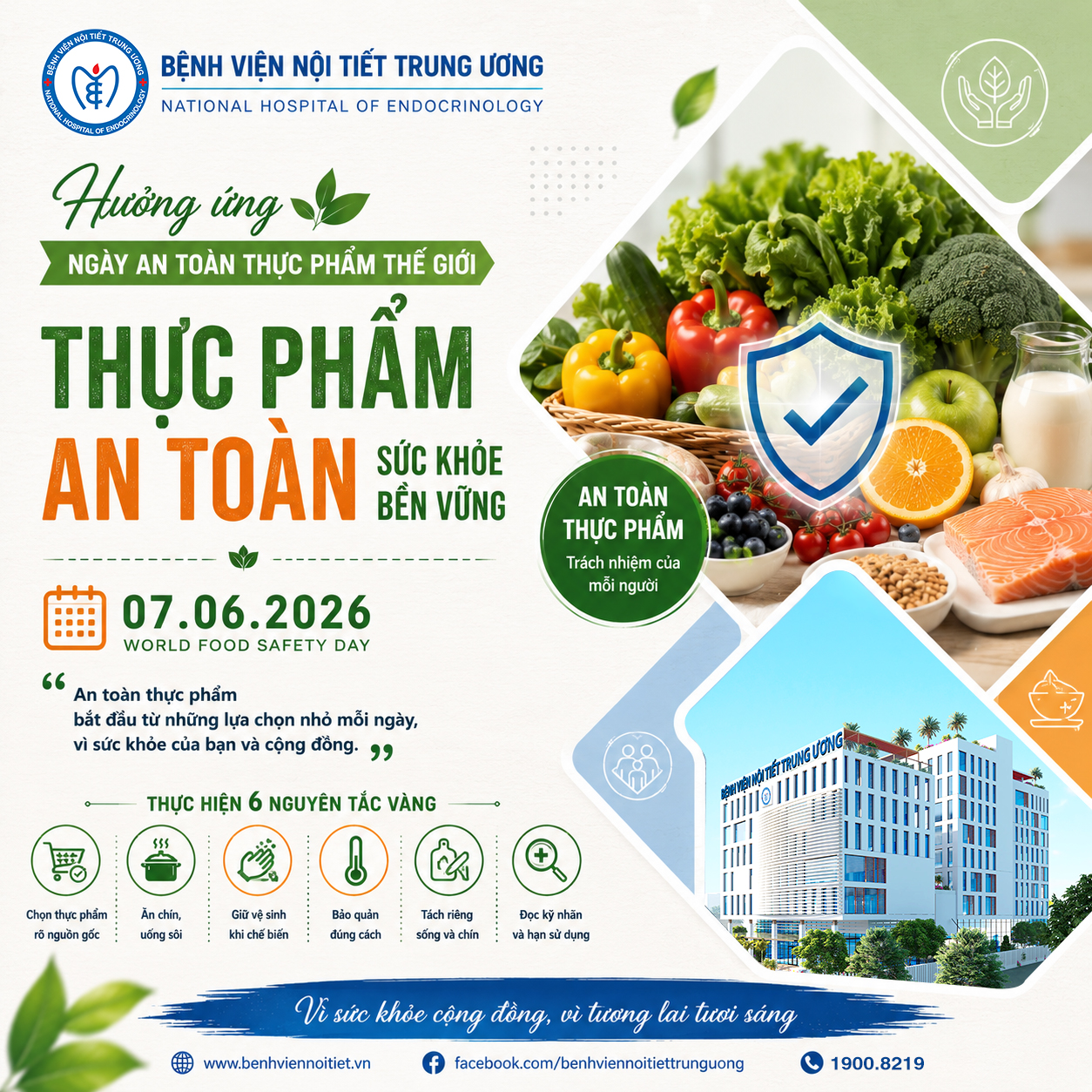 Thực phẩm an toàn – Lá chắn bảo vệ sức khỏe King88 us cc Nội Tiết